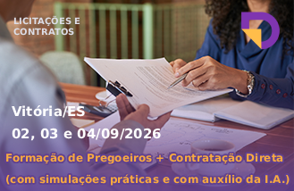 Forma��o de Pregoeiros + Contrata��o Direta - com simula��es pr�ticas e com aux�lio da Intelig�ncia Artificial