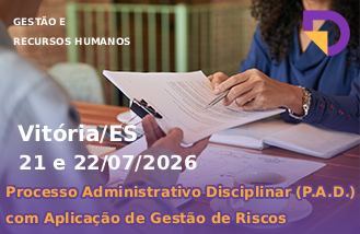 Processo Administrativo Disciplinar (P.A.D.) com Aplica��o de Gest�o de Riscos