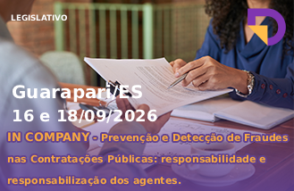 IN COMPANY (CM GUARAPARI) - Preven��o e Detec��o de Fraudes nas  Contrata��es P�blicas: responsabilidade e responsabiliza��o dos agentes  envolvidos