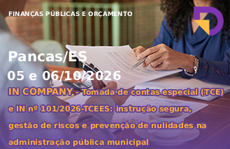 IN COMPANY - Tomada de contas especial (TCE) e IN n� 101/2026-TCEES: instru��o segura, gest�o de riscos e preven��o de nulidades na administra��o p�blica municipal